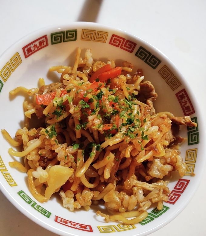 余り焼きそば✕残りご飯=そば飯チャーハン-レシピのメイン写真