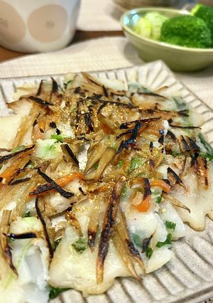 きんぴらごぼうの和風チヂミ-レシピのメイン写真