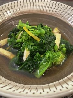 菜の花とゆずのおひたし-レシピのメイン写真