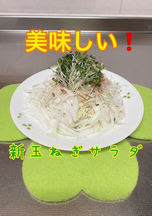新玉ねぎのサラダ-レシピのメイン写真