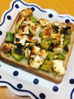 はんぺんとアボカドの海苔トースト-レシピのメイン写真