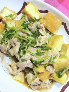 麻婆厚揚げ丼-レシピのメイン写真