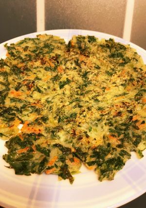 米粉で作るセロリのチヂミ-レシピのメイン写真