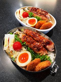 高校生弁当2023 3月1アスパラ肉巻き-レシピのメイン写真