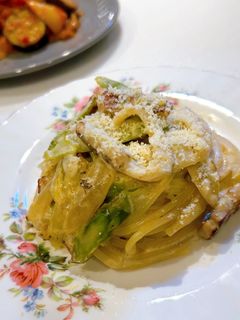 春香る♪蕗の薹とクリームチーズのパスタ-レシピのメイン写真