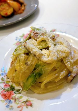 春香る♪蕗の薹とクリームチーズのパスタ-レシピのメイン写真
