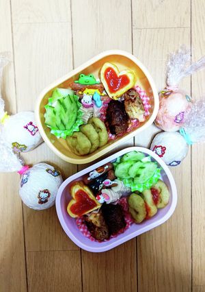 お弁当 双子 記録用 ♫♩-レシピのメイン写真