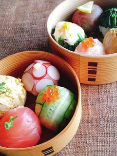 簡単♪手まり寿司☆雛祭りパーティー-レシピのメイン写真