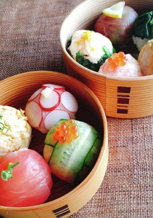 簡単♪手まり寿司☆雛祭りパーティー-レシピのメイン写真