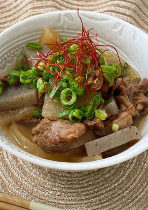 トロットロ♡塩牛スジ煮込み-レシピのメイン写真