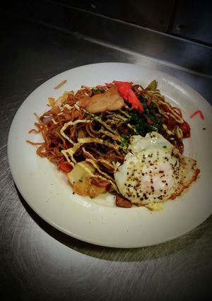 ワカメ入り焼きそば!❨(@≧↺≦@)❩ノ-レシピのメイン写真