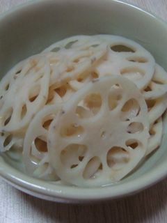 蓮根の簡単酢の物-レシピのメイン写真
