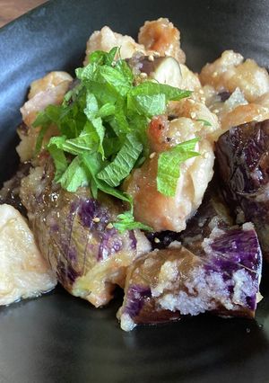 なすと鶏肉のたっぷりおろしポン酢-レシピのメイン写真