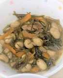 【保育所給食】刻み昆布と大豆の煮物