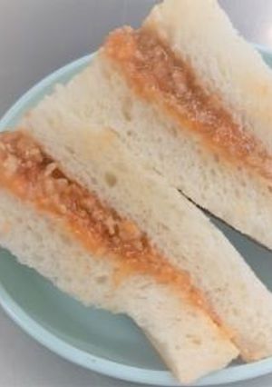 【保育所給食】ミートサンド（おやつ）-レシピのメイン写真