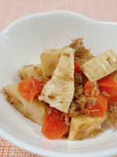 ベジ♪たけのことにんじんの土佐煮-レシピのメイン写真