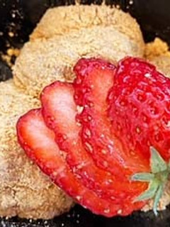 いちごのわらびもち風-レシピのメイン写真