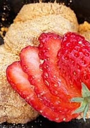 いちごのわらびもち風-レシピのメイン写真