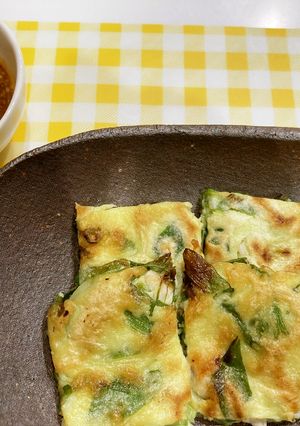 【今が旬】葉たまねぎのチヂミ-レシピのメイン写真