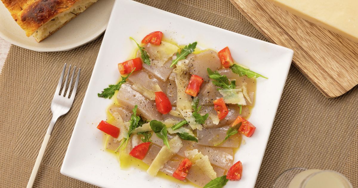 チーズが決め手！こんにゃくのカルパッチョ by 大山食品