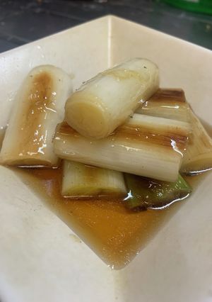 簡単長ネギトロトロ甘い焼き浸し常備菜に-レシピのメイン写真