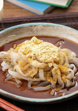 くずきり風 糸こんにゃくの黒蜜きな粉-レシピのメイン写真