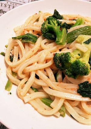 手抜き明太子うどん-レシピのメイン写真