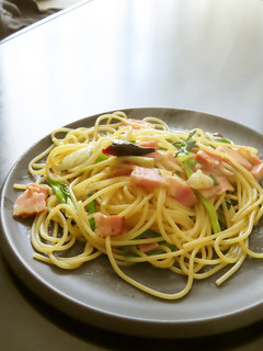 セリとベーコンの時短簡単でも美味なパスタ-レシピのメイン写真