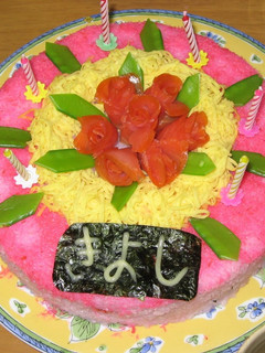 お寿司ケーキ(^^♪-レシピのメイン写真