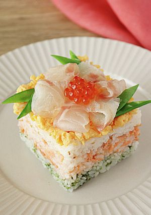 彩り寿司ケーキ-レシピのメイン写真