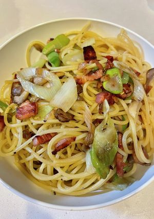 昆布茶で和風ペペロンチーノ-レシピのメイン写真