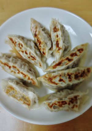 花粉症に☆もちもち☆れんこん餃子-レシピのメイン写真