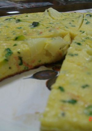 はんぺんと卵の野菜たっぷりオムレツ-レシピのメイン写真