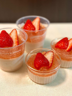 キラキラいちごミルクゼリー-レシピのメイン写真