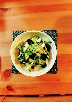 きゅうりと菊芋の酢醤油-レシピのメイン写真