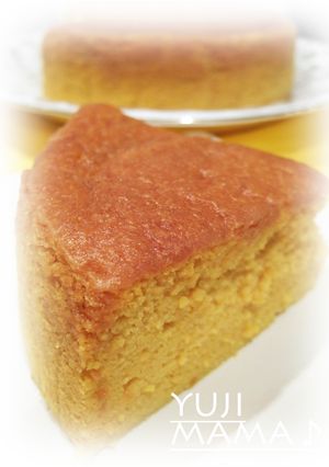 しっとりしゅわ～ん★かぼちゃスフレケーキ-レシピのメイン写真