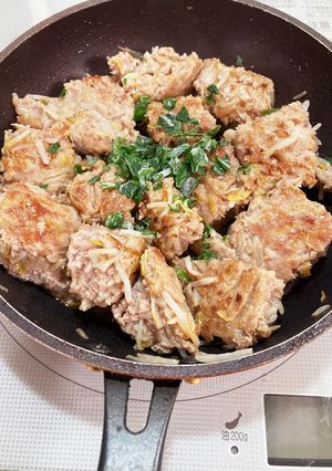 豚ミンチもやしのフライパン焼き♪-レシピのメイン写真