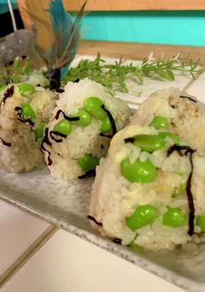 枝豆とプロセスチーズのおにぎり-レシピのメイン写真