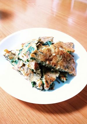 きんぴらごぼう和チヂミ-レシピのメイン写真
