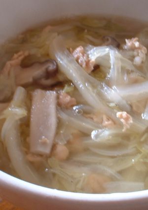 白菜と豚肉のスープ-レシピのメイン写真