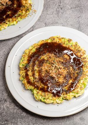 餅明太子お好み焼き-レシピのメイン写真