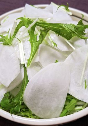 水菜とかぶのサラダ-レシピのメイン写真