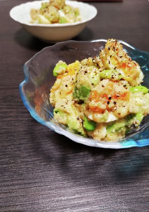 アボカドとゆで卵の明太マヨサラダ-レシピのメイン写真