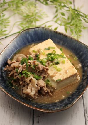 簡単5分！肉豆腐-レシピのメイン写真