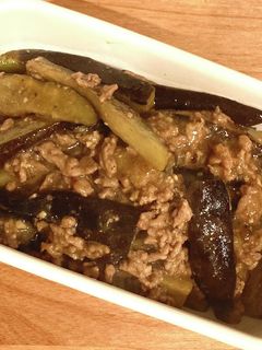 トロトロ茄子の肉味噌炒め-レシピのメイン写真
