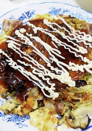 米粉を使ったヘルシーお好み焼き-レシピのメイン写真