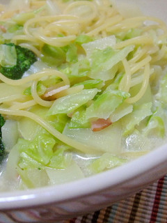 ☆野菜たっぷり豆乳スープパスタ☆-レシピのメイン写真