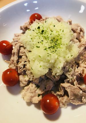 和風●豚薄切り肉の白だしソテー/蒸し焼き-レシピのメイン写真