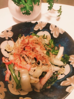 簡単すぎる 白菜と春菊の和風サラダ-レシピのメイン写真