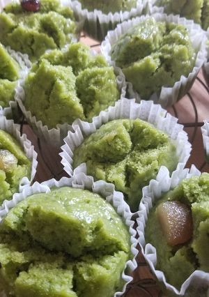 米粉抹茶蒸しパン-レシピのメイン写真